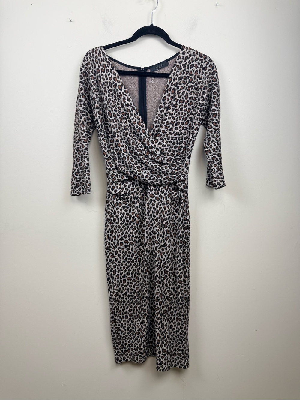 Weekend MAXMARA leopard print midi dress small